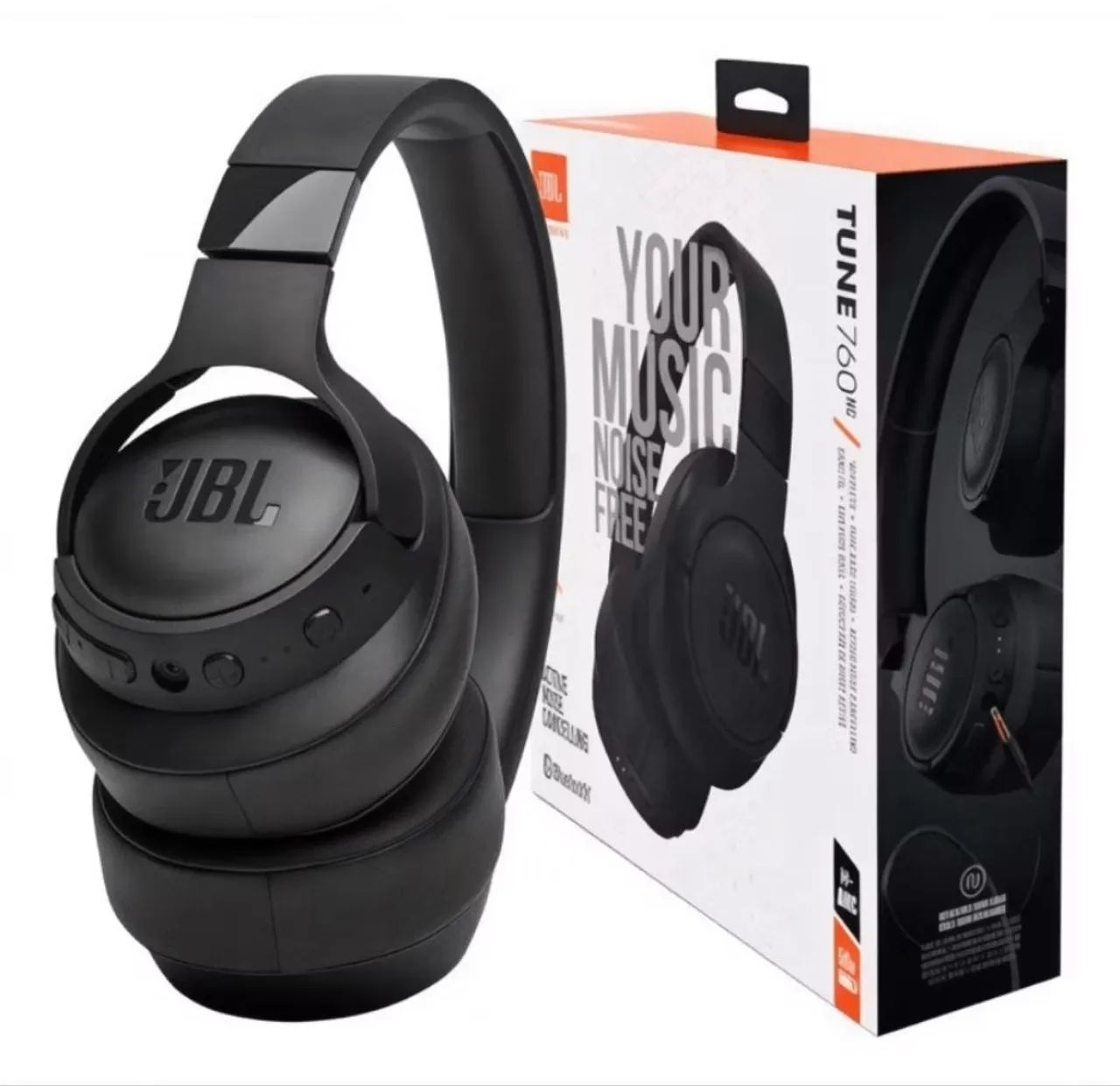 Fones de ouvido supra-auriculares sem fio com cancelamento de ruído Tune 760NC - Foto 5