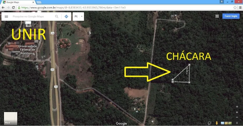 Lote de chácara no setor chacareiro Recanto dos Pássaros