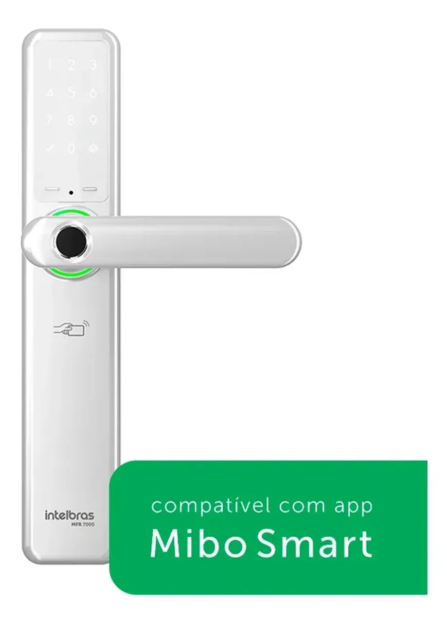 Fechadura Digital Intelbras MFR 7000 Prata