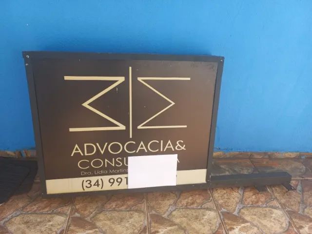 Placa aço neon