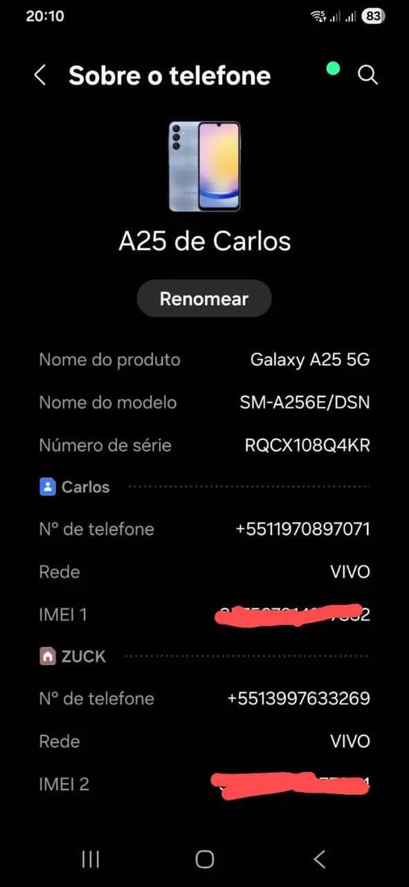 Celular Samsung Galaxy A25 5G, 256GB, 8GB, Dual SIM, Azul - Foto 4