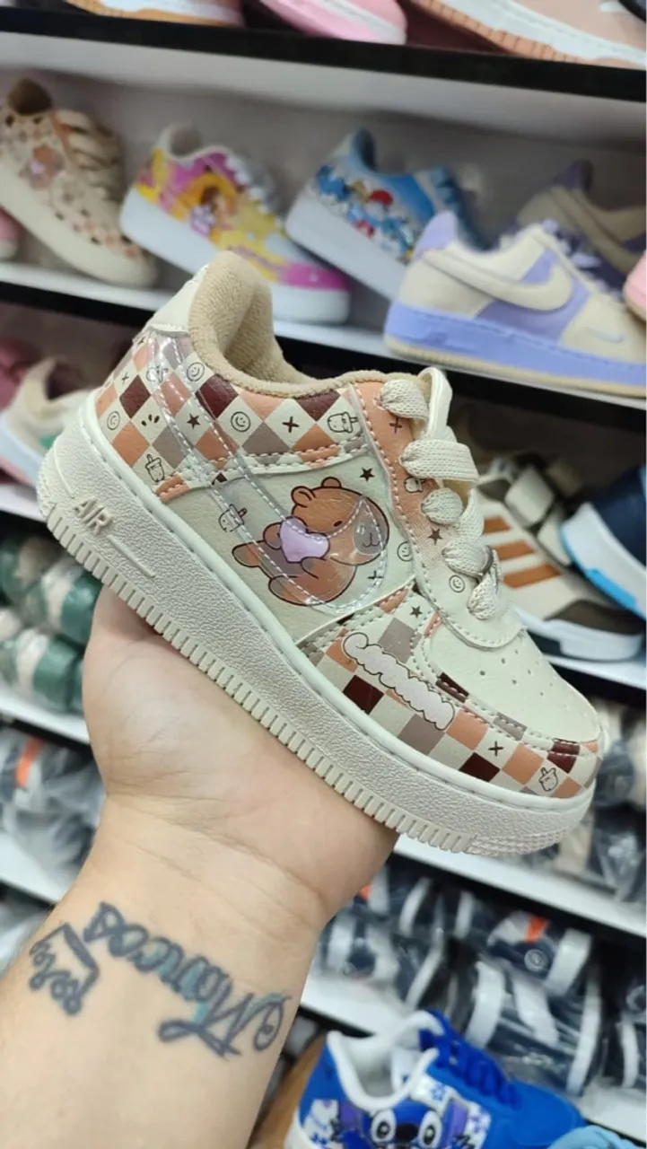 Tênis Infantil Personalizado Ursinho Pooh