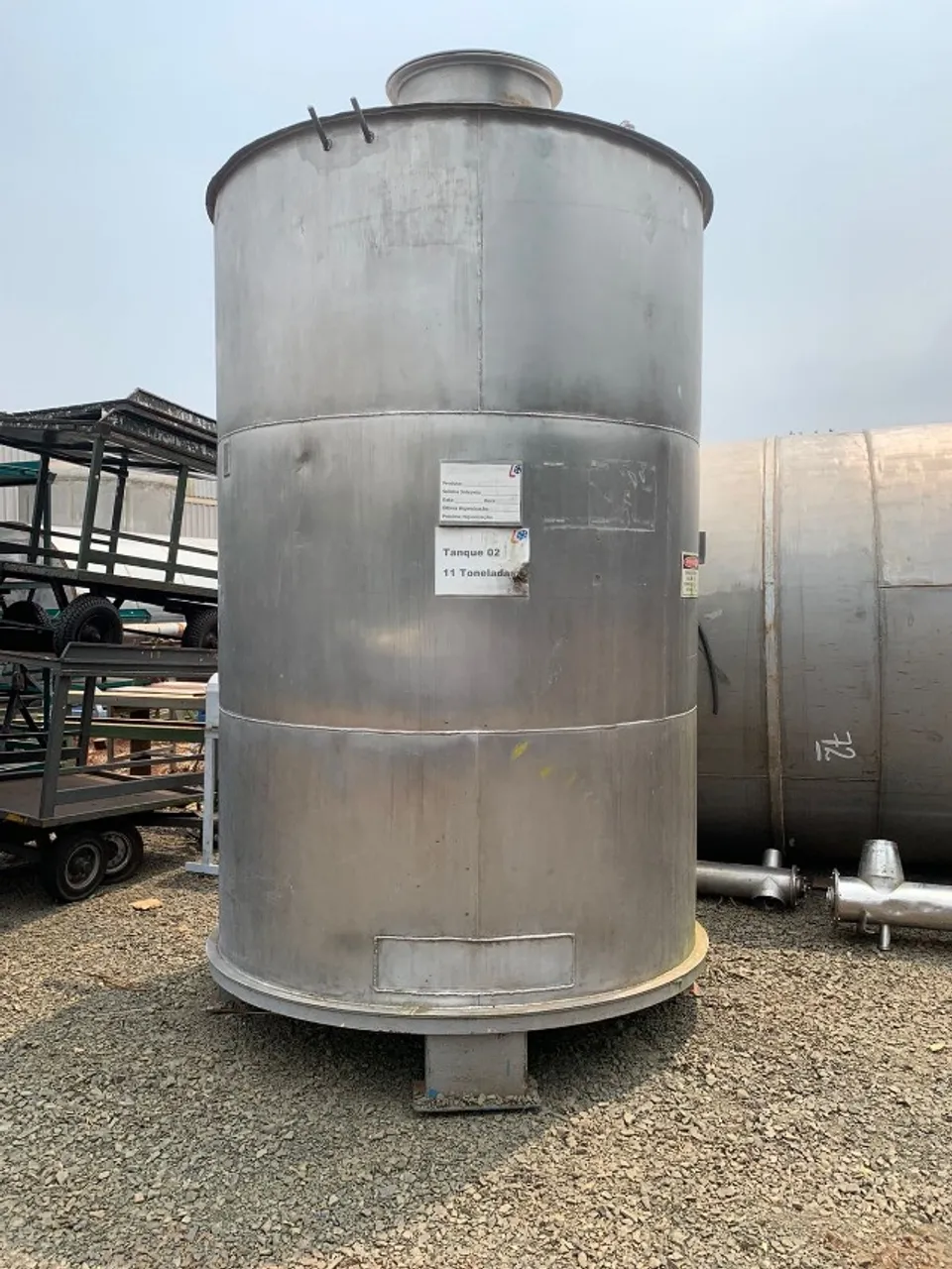 Tanque Reservatorio em Aço Inox 8m³ Litros