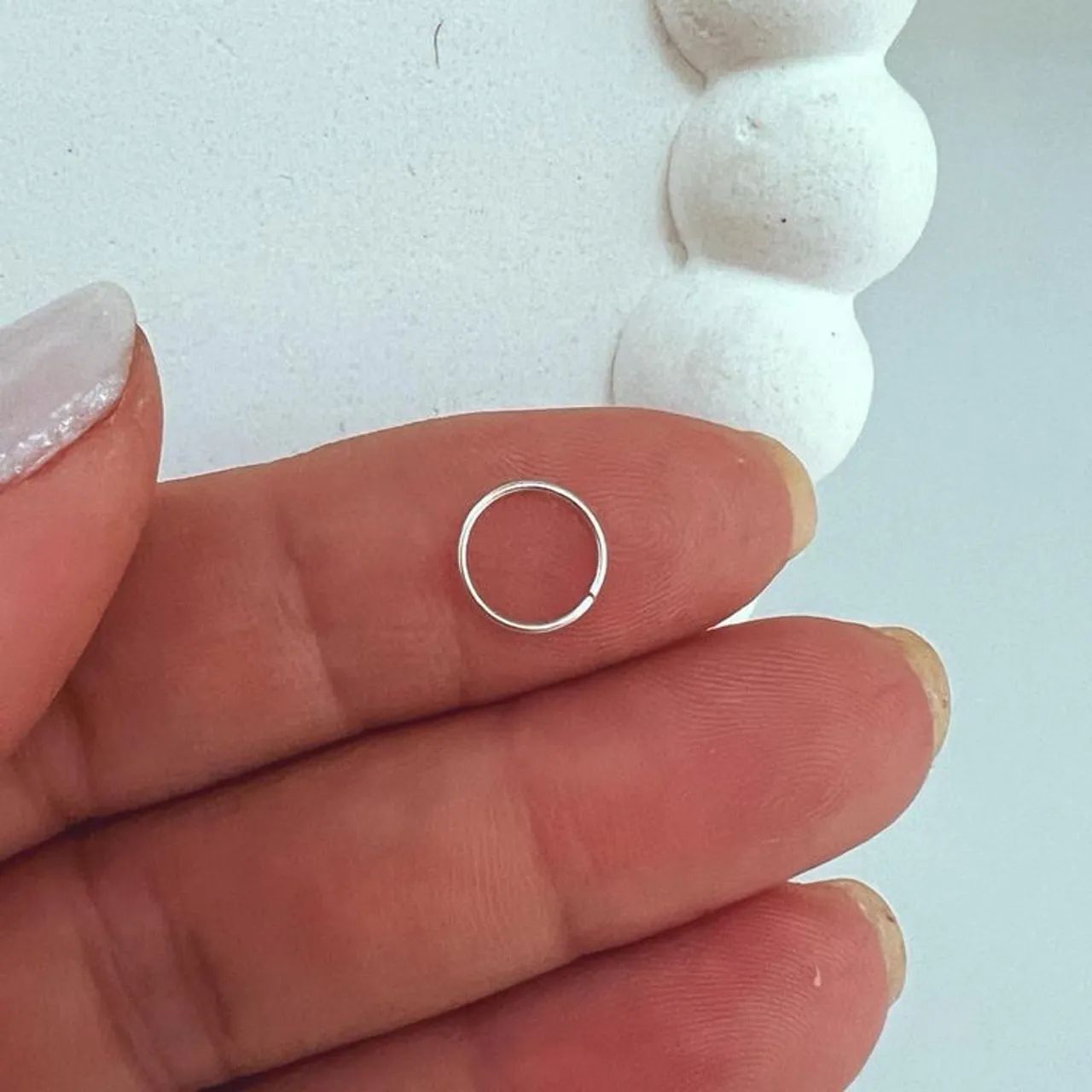 Piercing Liso Redondo - Prata 925 - Foto 4