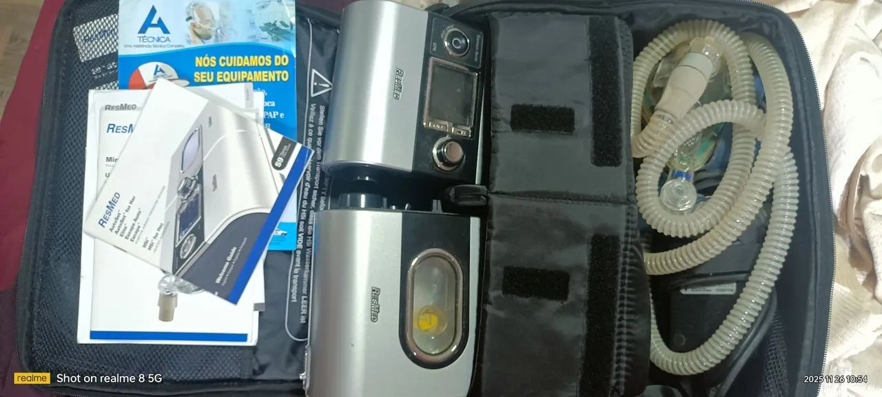 CPAP COM UMIDIFICADOR 