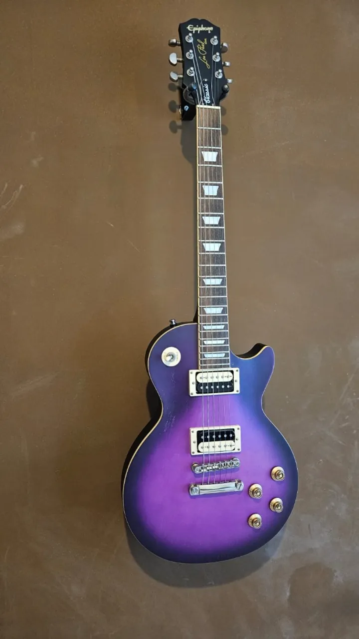Guitarra Epiphone Les Paul Classic Worn Purple