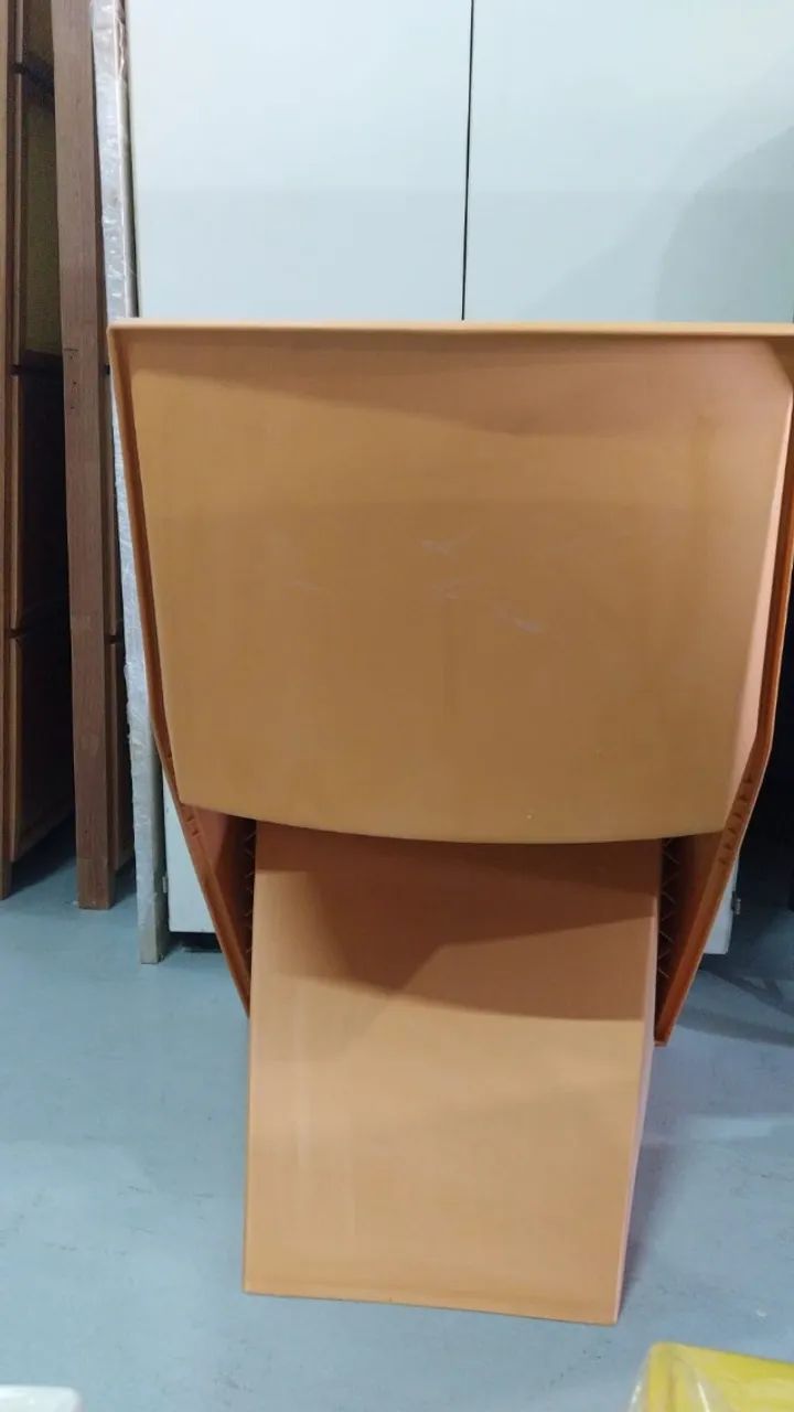 Cadeira Origami - Laranja - Foto 2