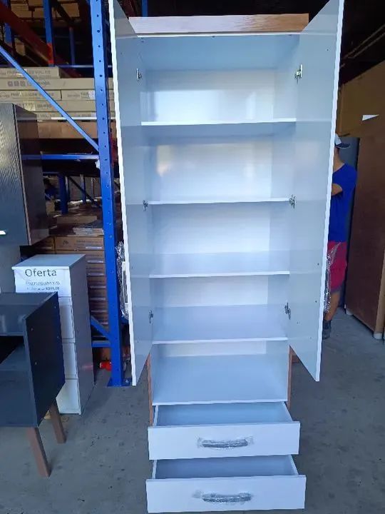 Armário de Multiuso Lucas com 2 Portas e 1 Gaveta - Foto 3