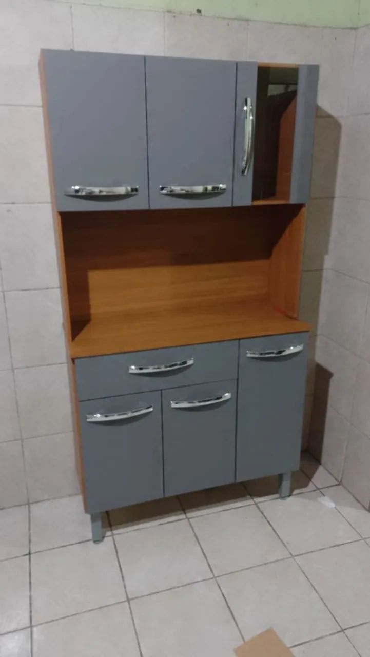 Armário de cozinha completo 90 cm 