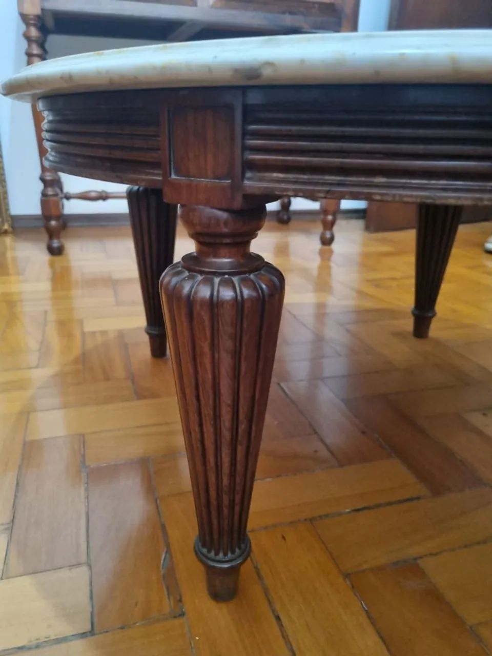 Mesa de centro estilo inglesa em jacarandá  - Foto 3