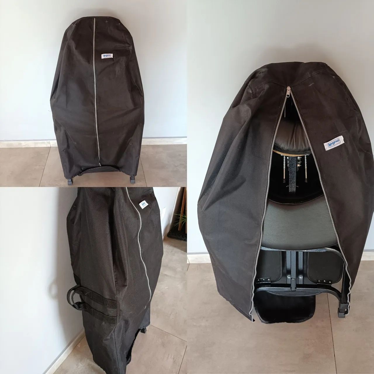 Cadeira de Quick Massage/Shiatsu Preta LEGNO + Bolsa para Transporte- Usada apenas 1 vez - Foto 2