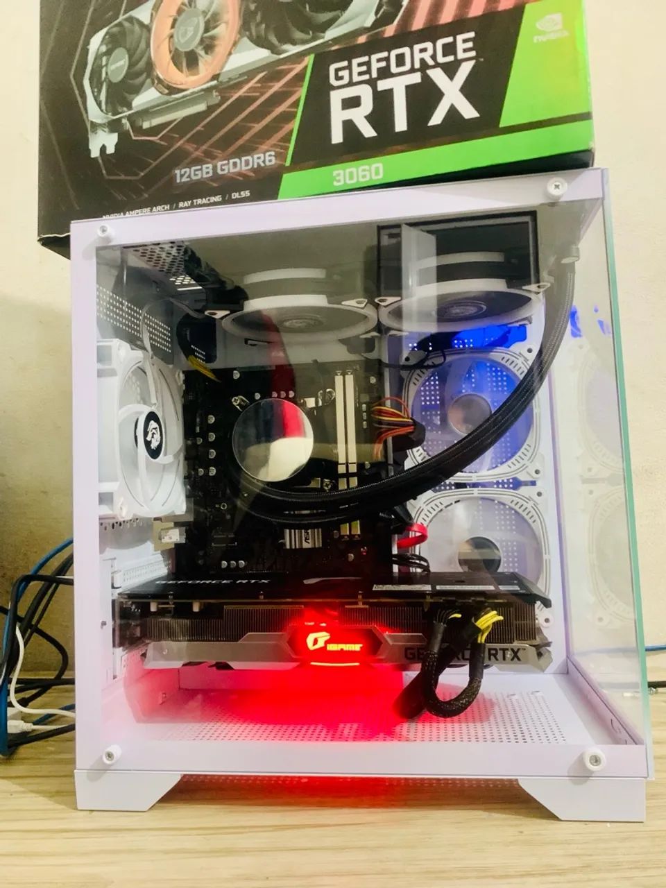 PC GAMER i7 DÉCIMA GERAÇÃO+RTX 3060 12GB TRIPLE FAN (No precinho) - Foto 5