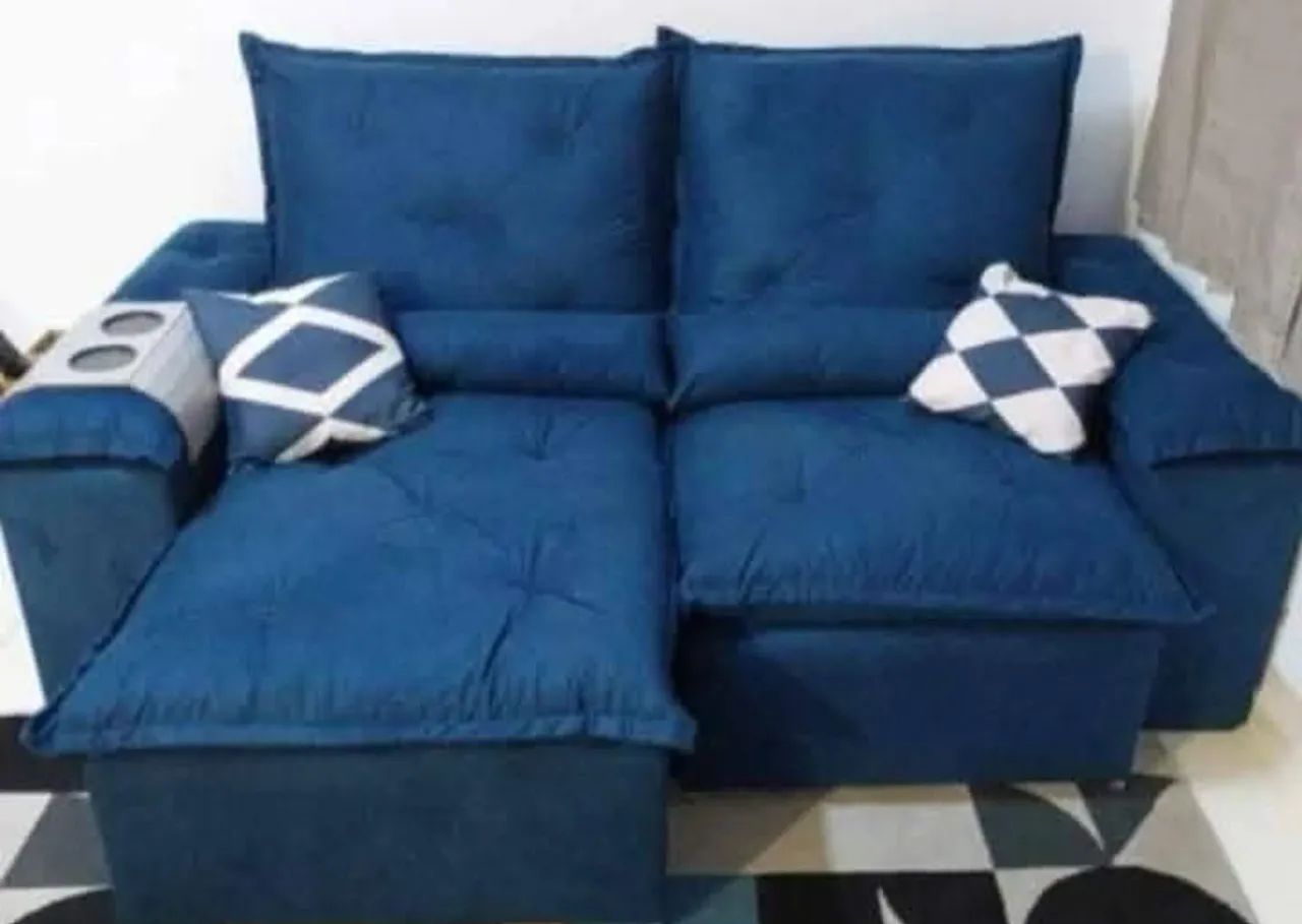 Vendo sofá retrátil 2.00 / Conforto e Qualidade  - Foto 3