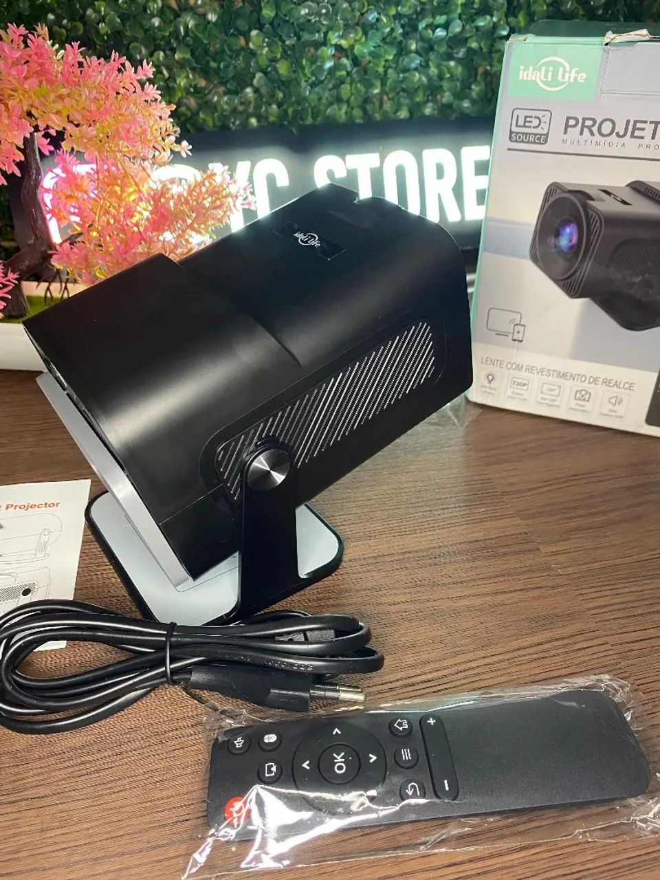  MINI PROJETOR HY320 PRO 4K - SMART TV | WIFI 6 + BLUETOOTH | ANDROID 11 - Foto 3