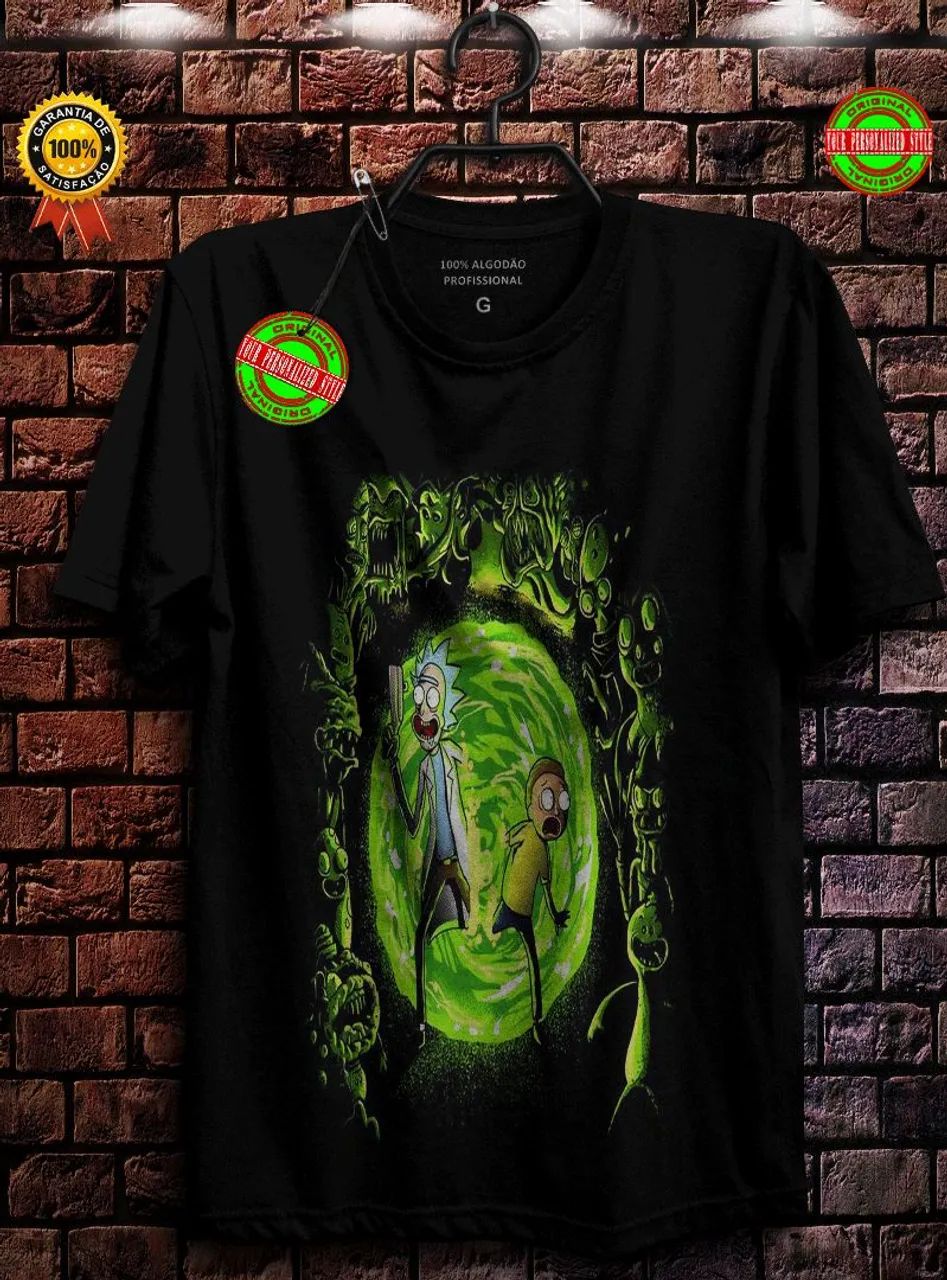 Camiseta Rick and Morty - Rick vs Monstro - Foto 3