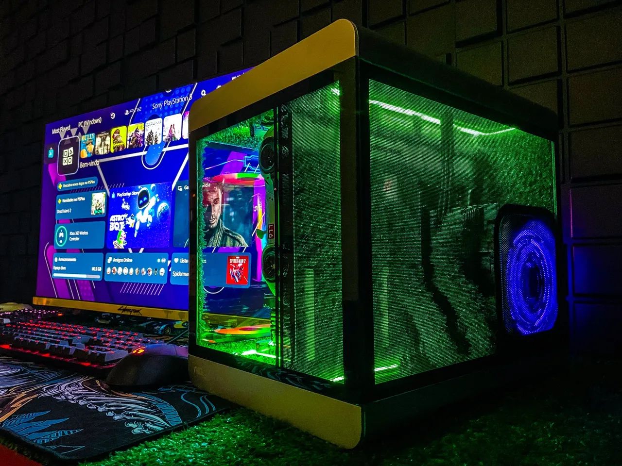 Pc gamer+monitor 4k+ps5 pc+jogos completo!  - Foto 3