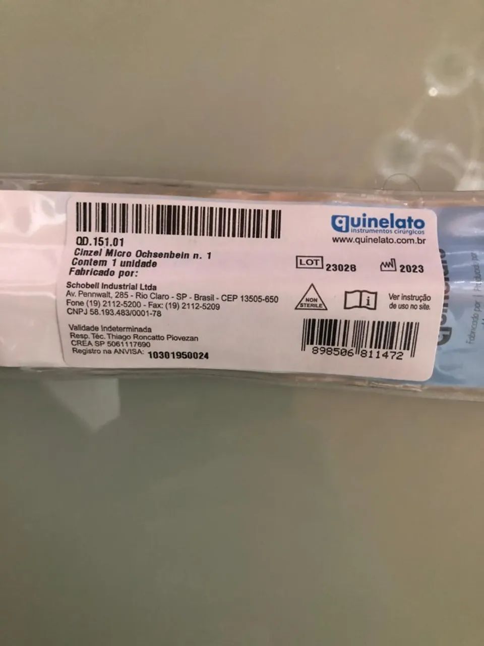 Vendo instrumental cirurgico periodontal (NOVO), cincel ochsenbein 1, 2, gengivotomo orban - Foto 4