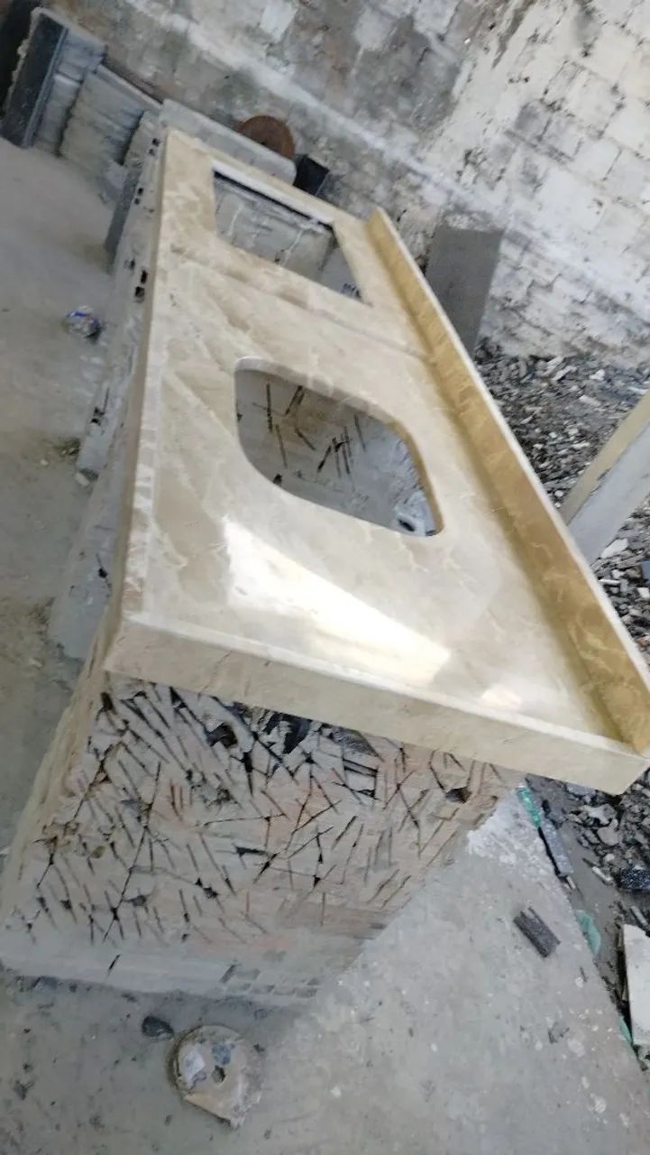 Bancada de Granito com Furos para Cubas - Foto 2