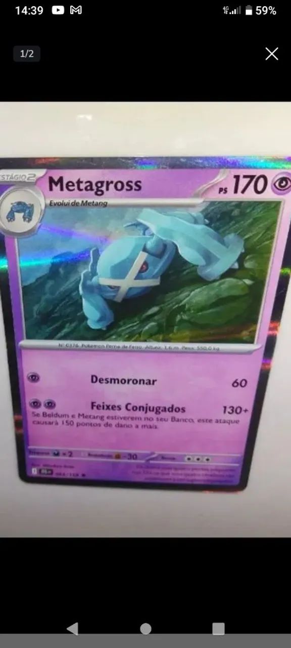 Kit de cartas pokémon original bem conservada linda cartas aproveite  - Foto 3