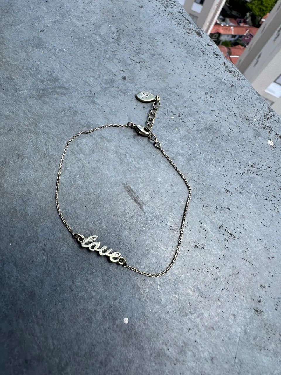 Pulseira dourada LOVE - Accessorize