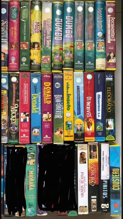 Fitas VHS cassete Disney Desenhos Infantis originais - Foto 2
