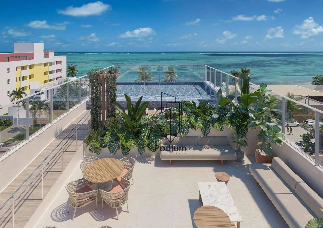 Flats Studio térreo com área privativa em L á 80m da praia do Bessa / Jardim Oceania - FL0
