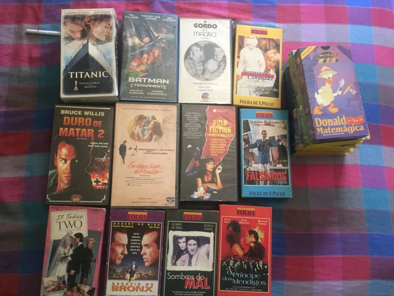 Lote de mais de 50 fitas VHS - Diversos Filmes - Ótimo estado