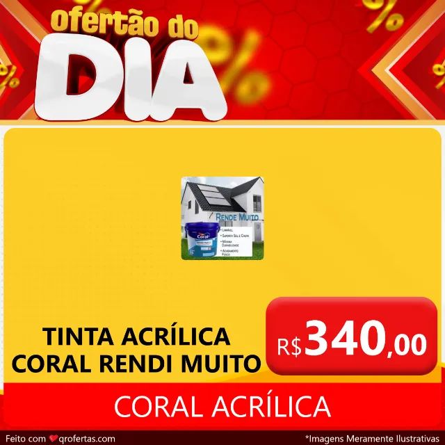 Tinta Coral rendi muito  - Foto 4