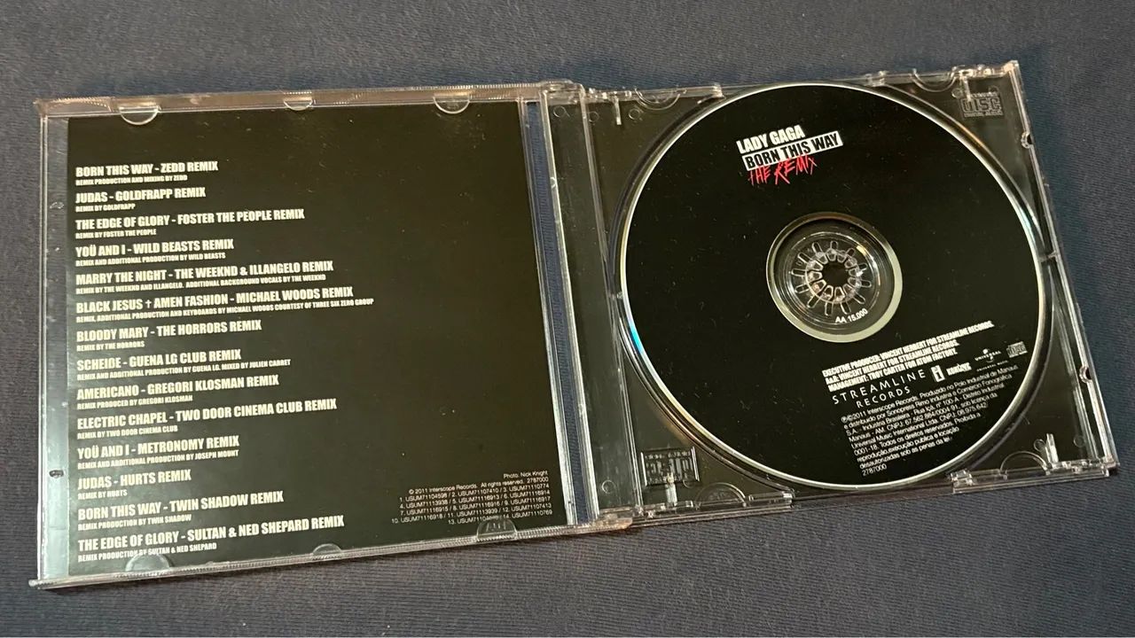  Cds Lady Gaga Born This Way Deluxe e The remix - Foto 5