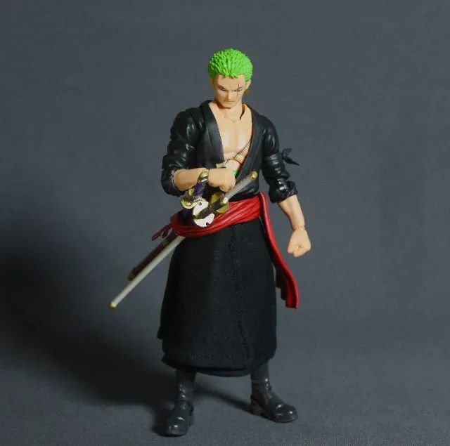 S.h. Figuarts One Piece - Saia Com Arames Zoro - Foto 2