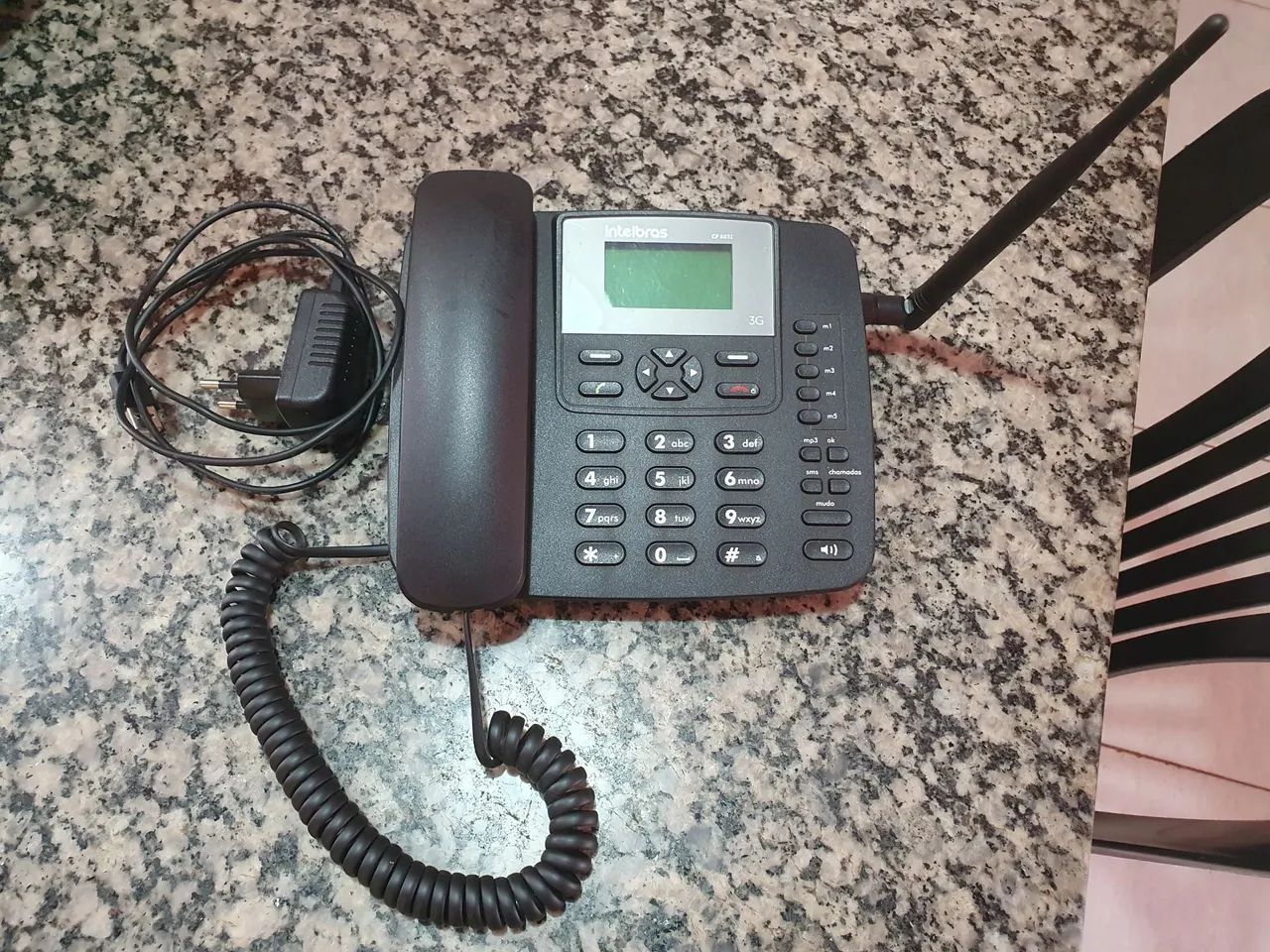 Telefone Fixo Intelbras 3G de 2 chips 