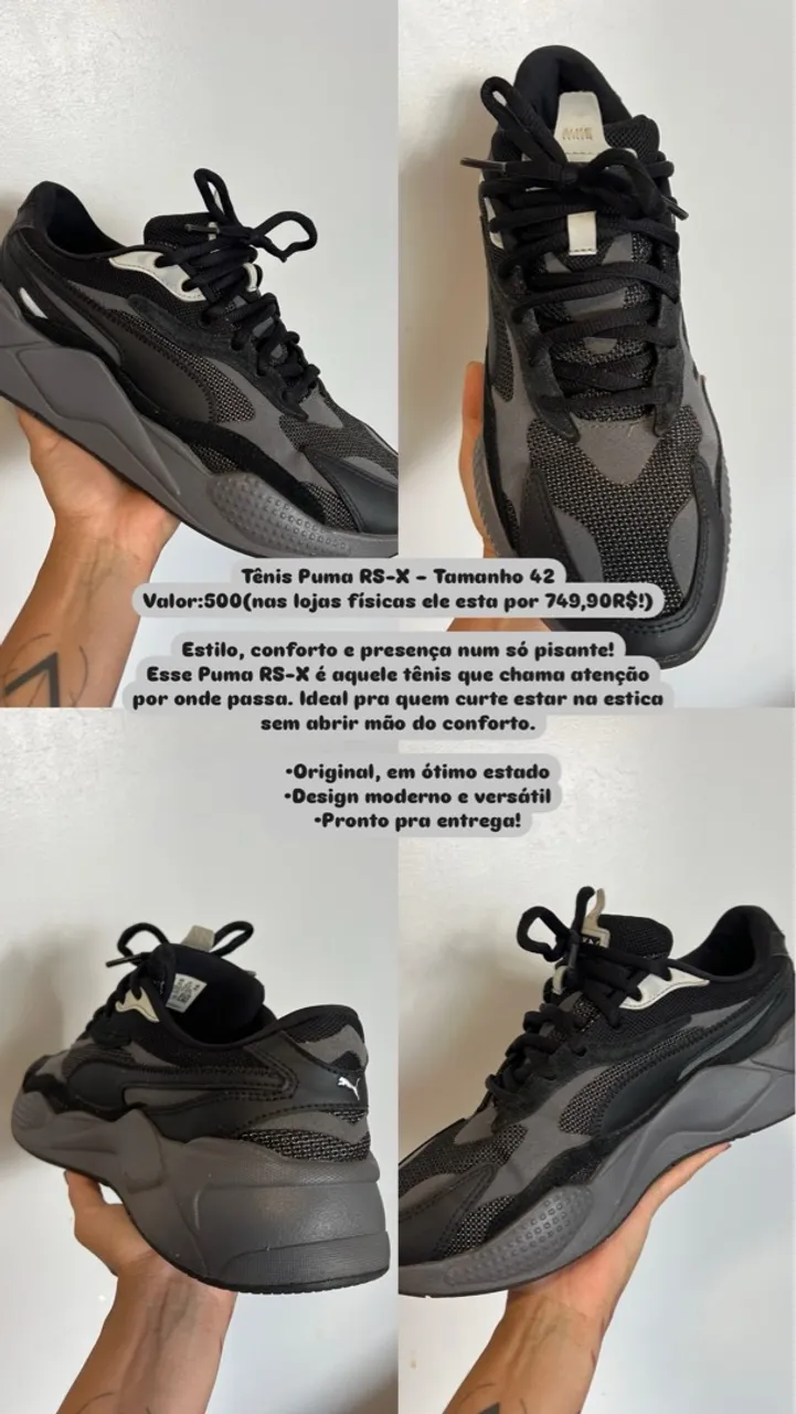 Tênis PUMA RS-x-tamanho 42