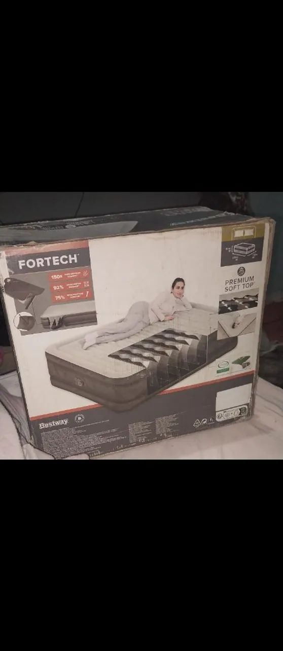 Colchão inflável de casal  - Foto 4