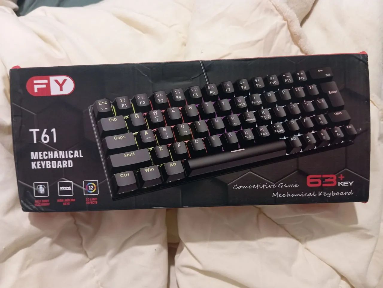 Teclado Mecânico T61 FY - 63 Teclas