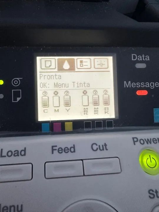 PLOTTER CANON IMAGEPROGRAF IPF670 precisa Substituir cabeça de impressão - Foto 4