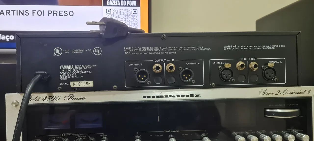 Equalizador Yamaha Q2031B  - Foto 5