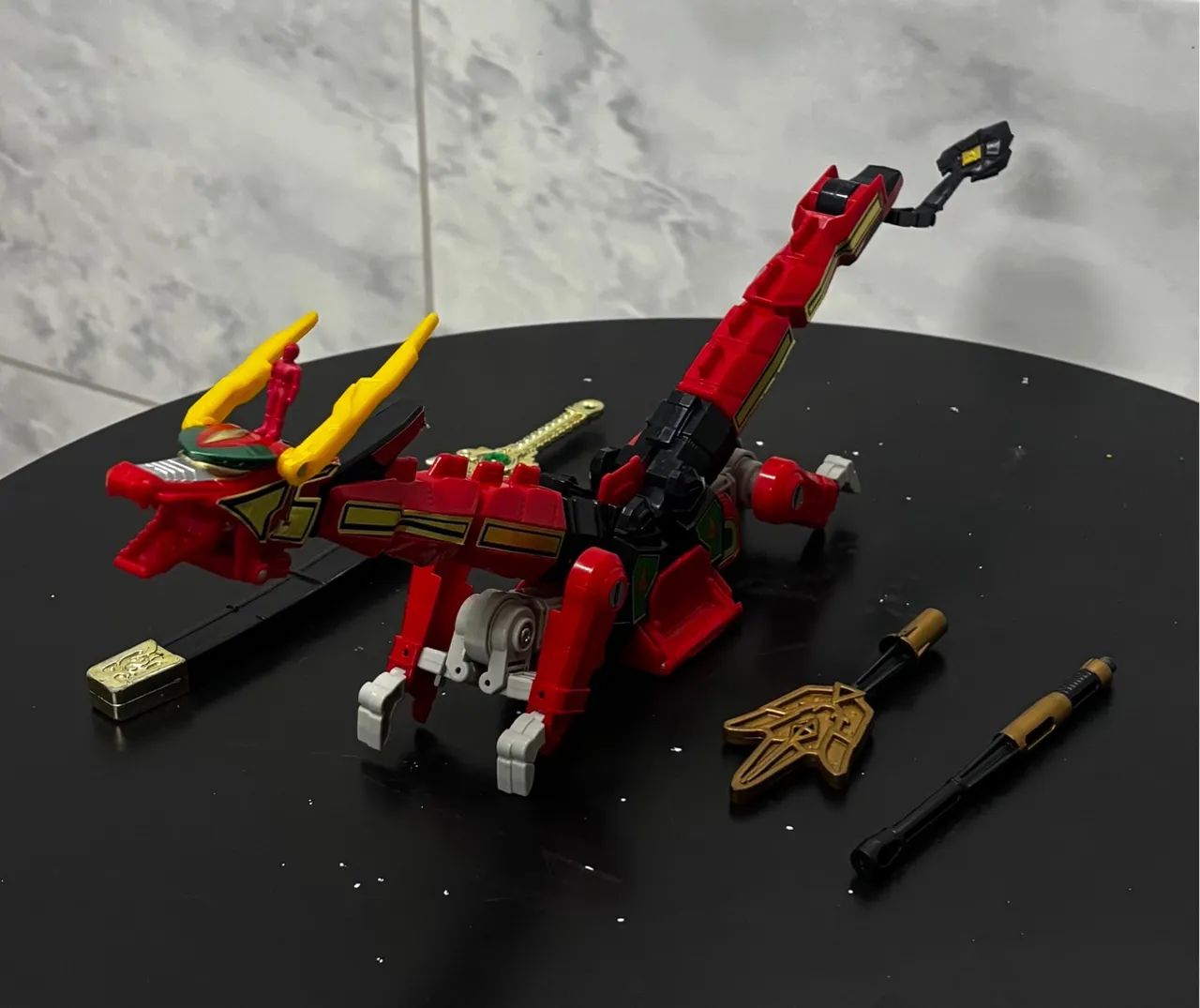 Dragão Vermelho Thunder Zord - Action Figure - Foto 4