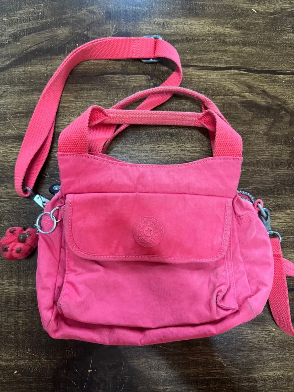 Bolsa Kipling Rosa - Foto 2