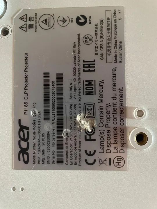Projetor Acer - Novo - Foto 3