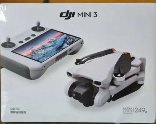 drone Dji mini rc camera 4k modelo rc controle na tela novo completo praticamente sem uso  - Foto 3