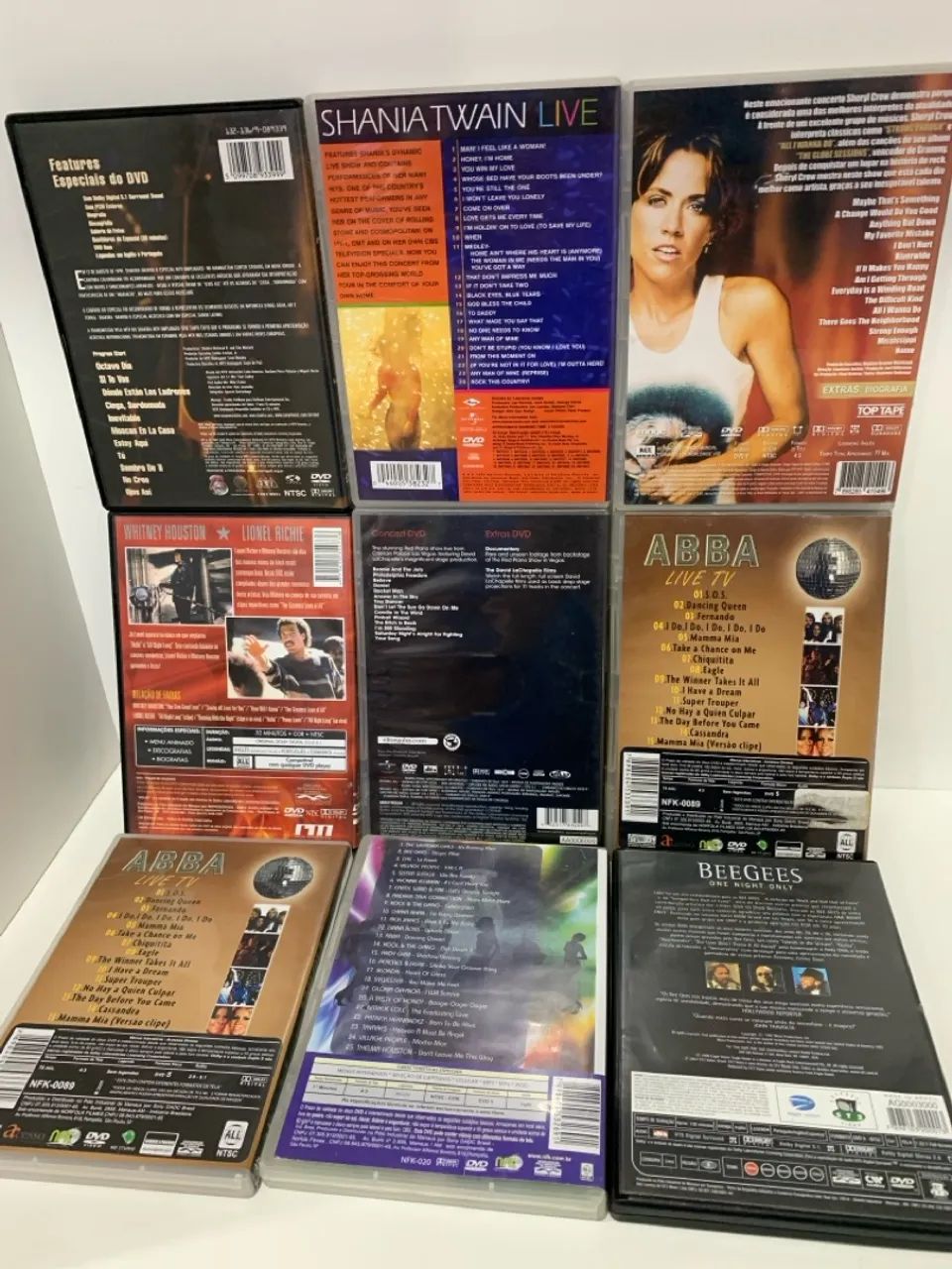 Coleção de DVDs de Shows Musicais - Shakira, Shania Twain, ABBA e mais - Foto 2