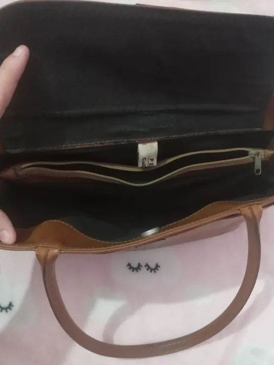 Bolsa em couro de Ombro(pelle colezione) - Foto 5