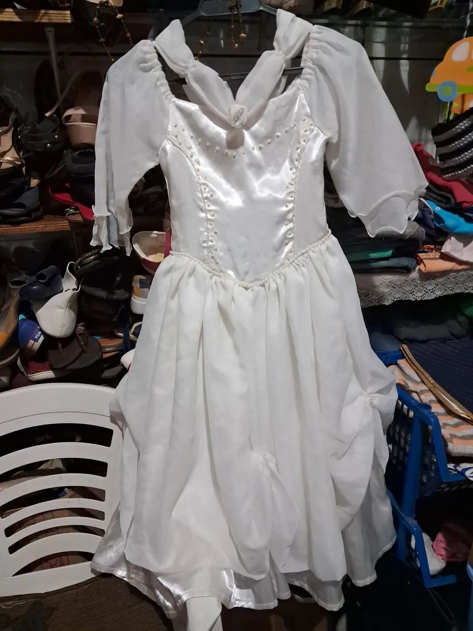 Vestido Branco Infantil - Pronta Entrega!