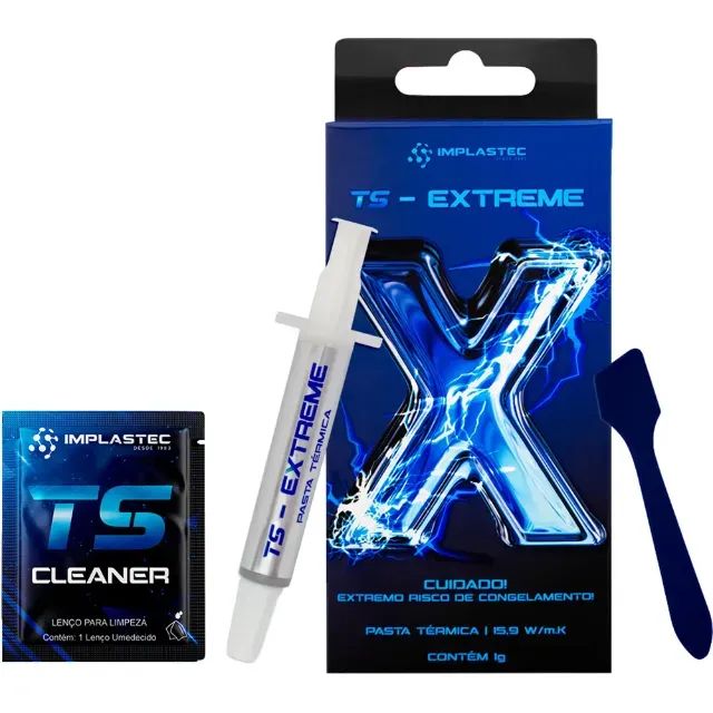 Pasta Térmica Implastec TS Extreme 1g 15.9W/MK - WZetta