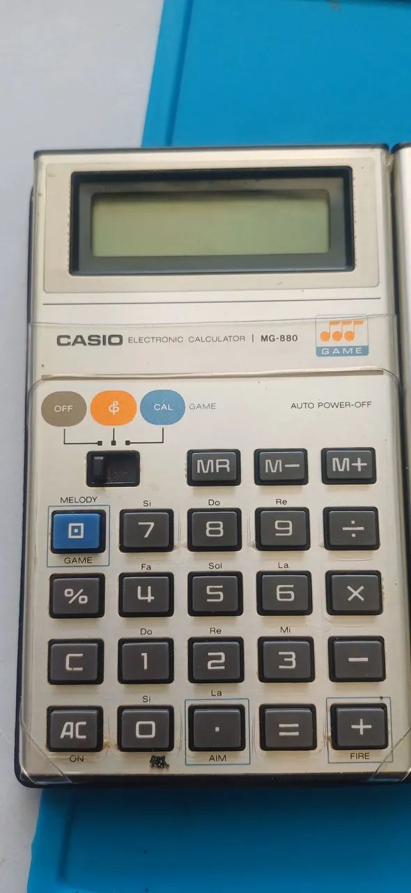Calculadora casio mg 880 sucatas