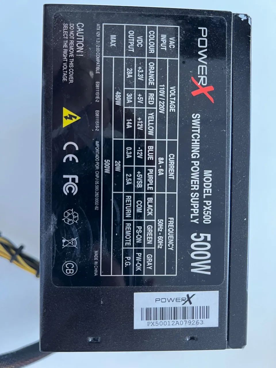 Fonte Gamer 500W