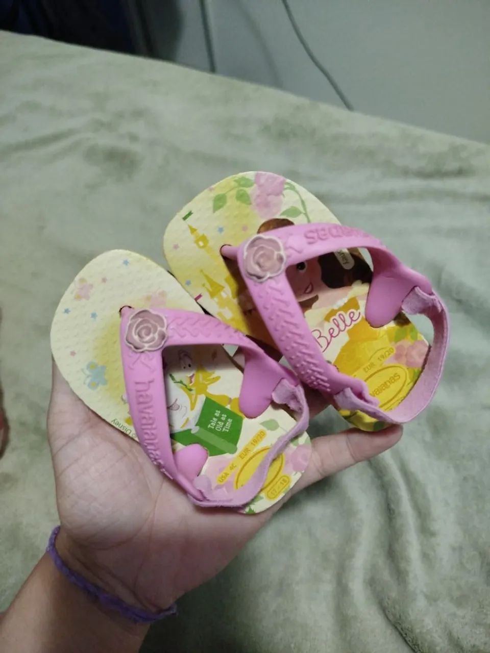 Sandálias Havaianas Infantil da Bela e a Fera - Foto 5
