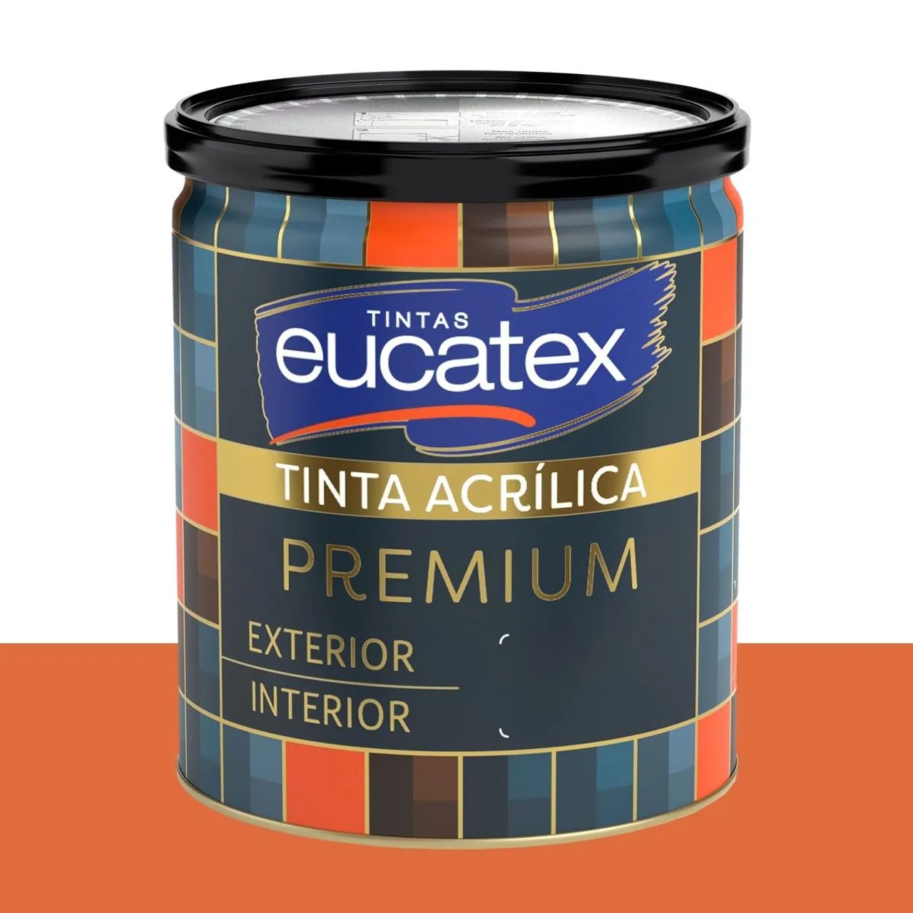 Tinta Acrílica Acetinada Eucatex Brasa 800 ml