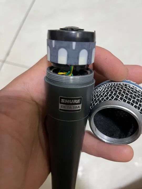 Microfone Shure Beta 58a ORIGINAL - Foto 4