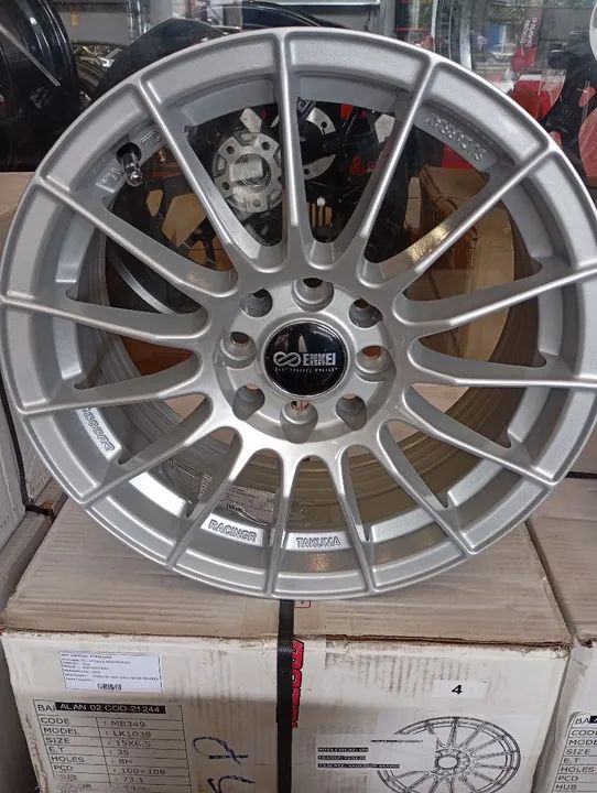Roda R15 4x100 / 4x108 - Foto 4
